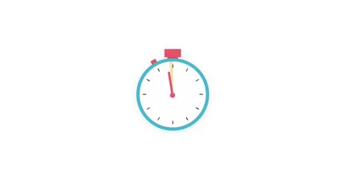 Analog Clock Animation 스톡 동영상 144122669