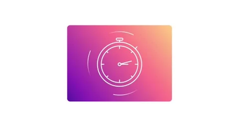 Analog Clock Animation Stock Footage 144122880