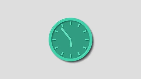 Analog Clock Animation with Moving Hands 動画素材 311713229