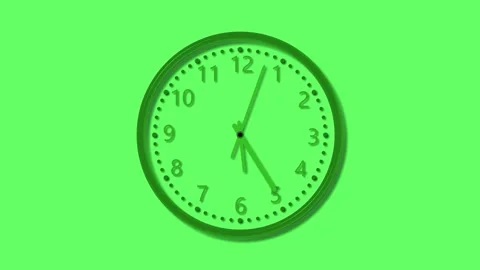 Analog Clock Animation with Ticking Hands, Vintage Analog Clock Animation I.. Stock Footage 311713460