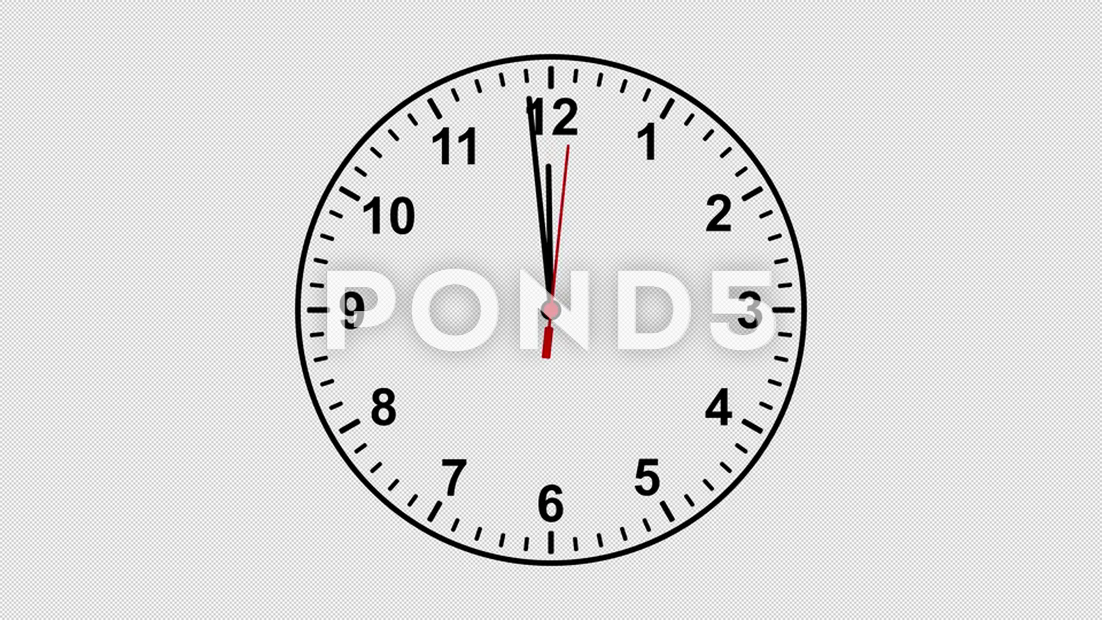 Analog Clock With Seconds