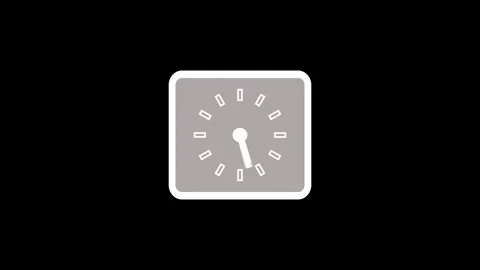 Analog Clock Countdown with Smooth Motion, Countdown Timer Analog Clock Ani.. 動画素材 309964388