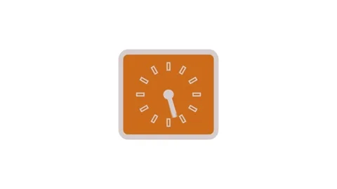 Analog Clock Countdown with Smooth Motion, Countdown Timer Analog Clock Ani.. 库存影片 309964447