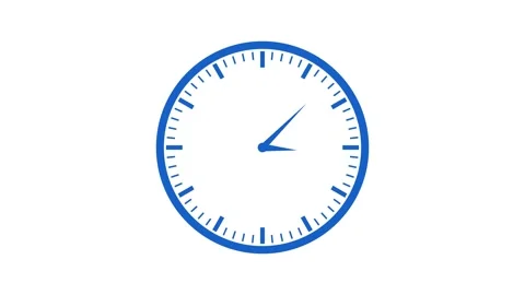 Analog Clock Counting Down to Deadline, Countdown Timer Concept with Analog.. Stockbeeldmateriaal 307872794