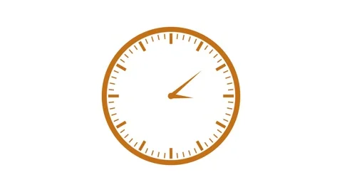Analog Clock Counting Down to Deadline, Countdown Timer Concept with Analog.. Stockbeeldmateriaal 307872861