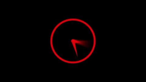 Analog Clock Face Animation with Precise Time Tracking Movement Stock Footage 337076102