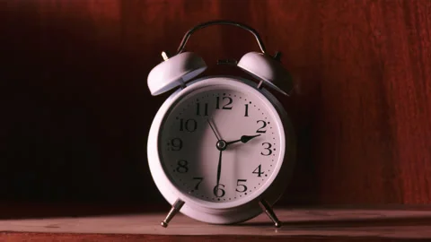 Analog clock goes on a green screen, timelapse, fast passage of time. Stock Footage 207859046