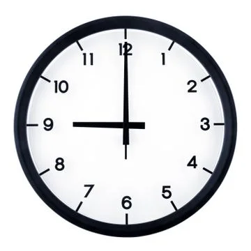 Analog clock Stock Photos