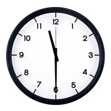 Analog clock Stock Photos