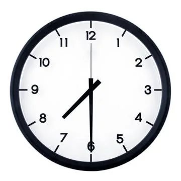Analog clock Stock Photos