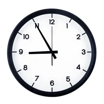 Analog clock Stock Photos