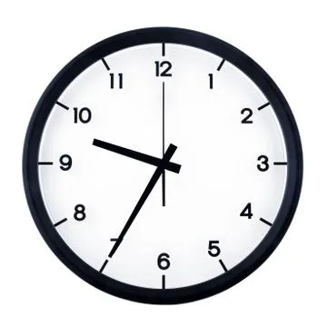 Analog clock Stock-Fotos