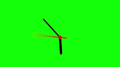 Analog clock wise icon animation Stock Footage 306722319