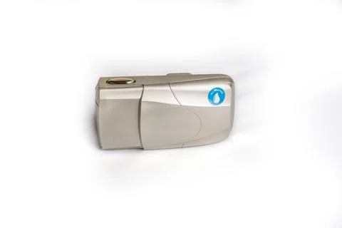 Analog compact camera on a white background Stock Photos