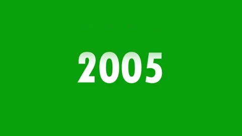 Analog counter counting up from 1995 to 2005 background. Stock Footage 316472214
