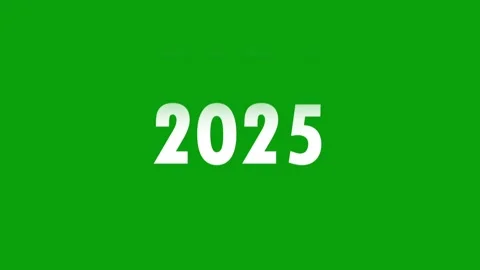 Analog counter counting up from 2015 to 2025 background. Time-lapse speed. Ready Video stock 316472228