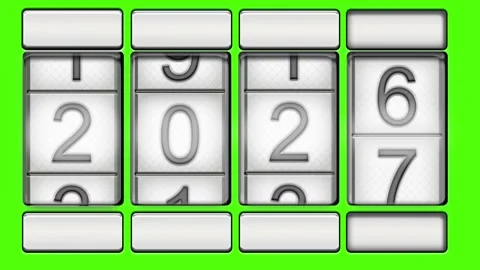 Analog Counter Stock Footage 340110629