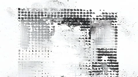 Analog Dynamic Grunge Texture Frame Stock Footage 293760202