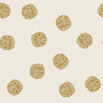 Analog electronics glyph seamless pattern Stock Illustration