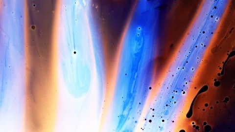 ANALOG FLUID BUBBLE LIQUID WAVE LOOP Stock Footage 88961149