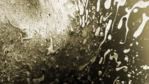 ANALOG FLUID BUBBLE LIQUID WAVE LOOP Stock Footage 88961244