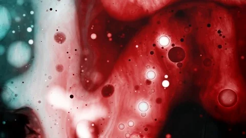 ANALOG FLUID BUBBLE LIQUID WAVE LOOP Stock Footage 88961606