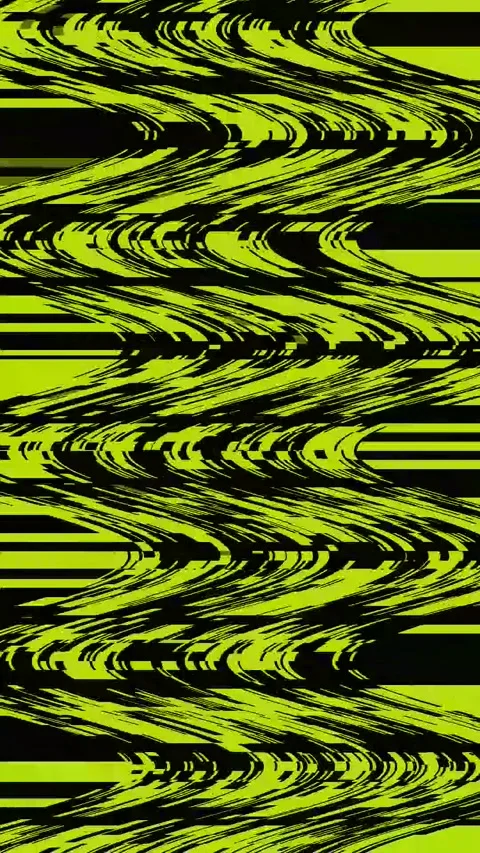 Analog Glitch 4K Vertical Loop — Bad TV Signal Distortion VJ Stock Footage 329807598