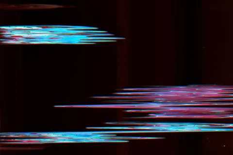 Analog glitch background screen damage pattern Stock Illustration
