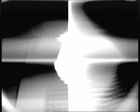 Analog glitch - bw cctv camera 03 Vídeos de archivo 164549601