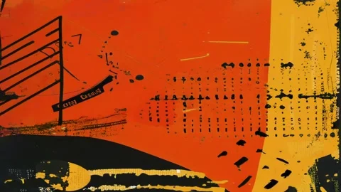 Analog Grunge Texture Backdrop Stock Footage 300990877