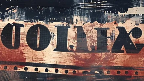 Analog Grunge Texture Layer Stock Footage 300081112