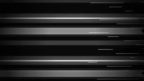 Analog intentional distortion with monochrome glitch effect and horizontal Stock Footage 345875498