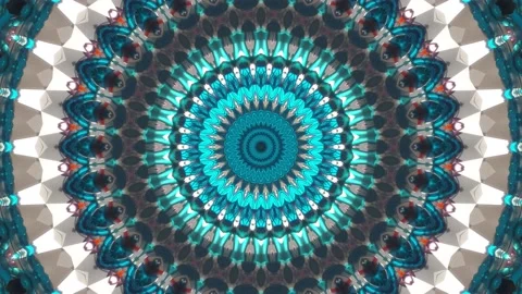 Analog Kaleidoscope Background With Anim 