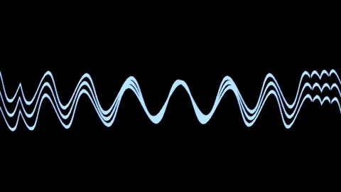 Analog Lines 2D Screen – Retro CRT Distortion Background Video stock 316776873