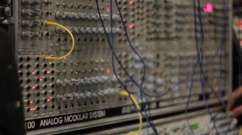 Analog modular audio system Video stock 49223183