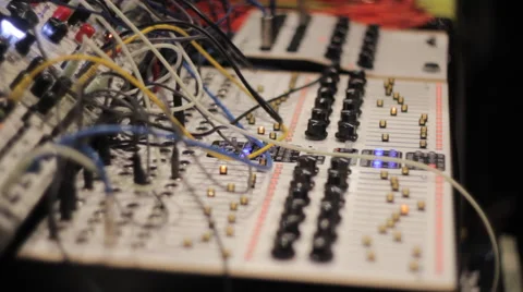 Analog modular audio system Video stock 49225670