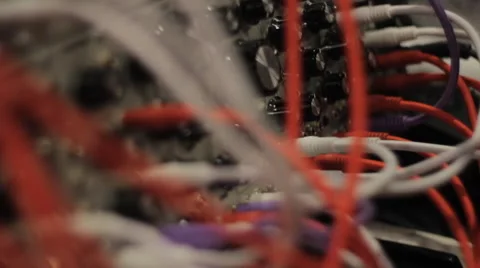 Analog modular audio system Video stock 49230709