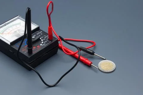 Analog needle tester Stock Photos