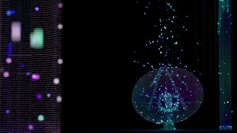 An analog or digital receiver accepts data using different protocols. 스톡 동영상 302447488