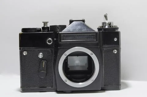Analog photo camera Stock Photos