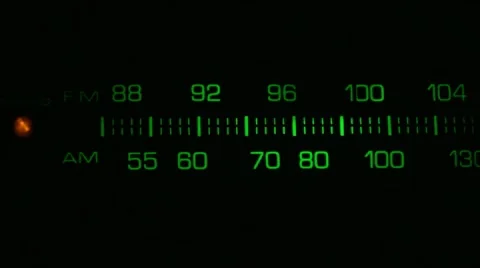 Analog radio dial Video stock 10589568