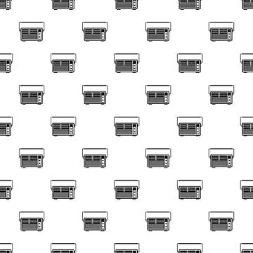 Analog radio pattern seamless Stock Illustration