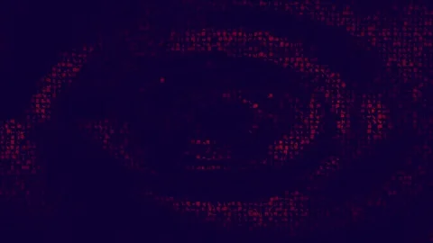 Analog Retro Distortion Landscape Loop Video stock 331083391