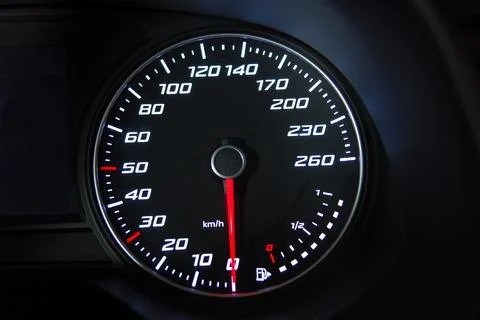 Analog speedometer Stock Photos