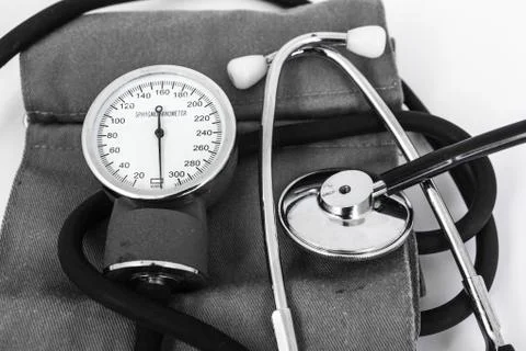 Analog sphygmomanometer Stock Photos