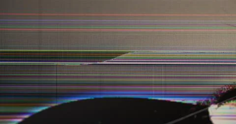 Analog static blurred texture overlay crack glitch 스톡 사진
