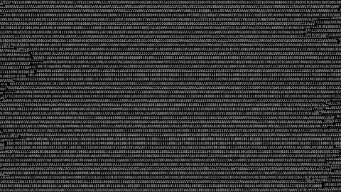 Analog Static Noise texture code Stock Footage 296308572