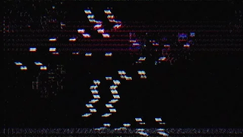 Analog Static Noise texture overlay. Horizontal stripes offset . No signal white Stock Footage 274798968
