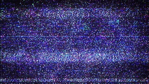 Analog Static Noise texture overlay. Horizontal stripes offset . No signal white Stock Footage 274799257