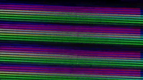 Analog Static Noise texture overlay. Horizontal stripes offset Stock Footage 301902805